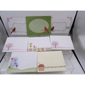 Decorative Envelopes Set of 8 Springtime Theme 3-4.5x7.5;2-7.25x5.5 & 1-7.75x5.7